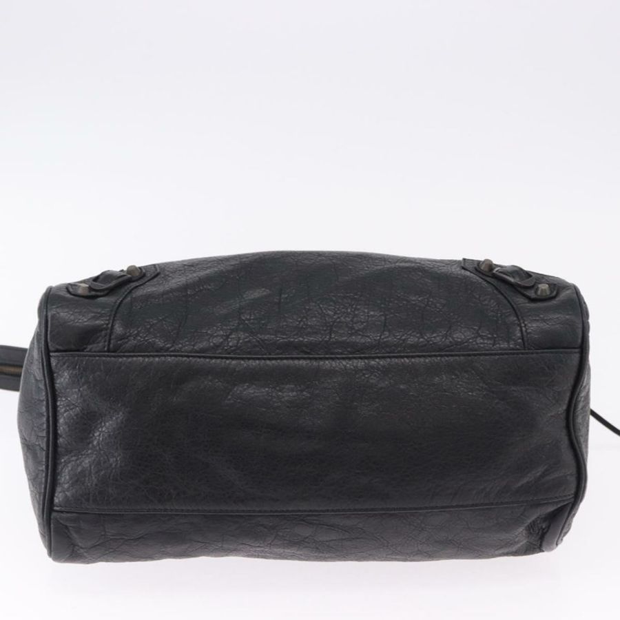 【日本直送】BALENCIAGA Vero 手提包 黑色皮革 235216 正品 am12018SM-4