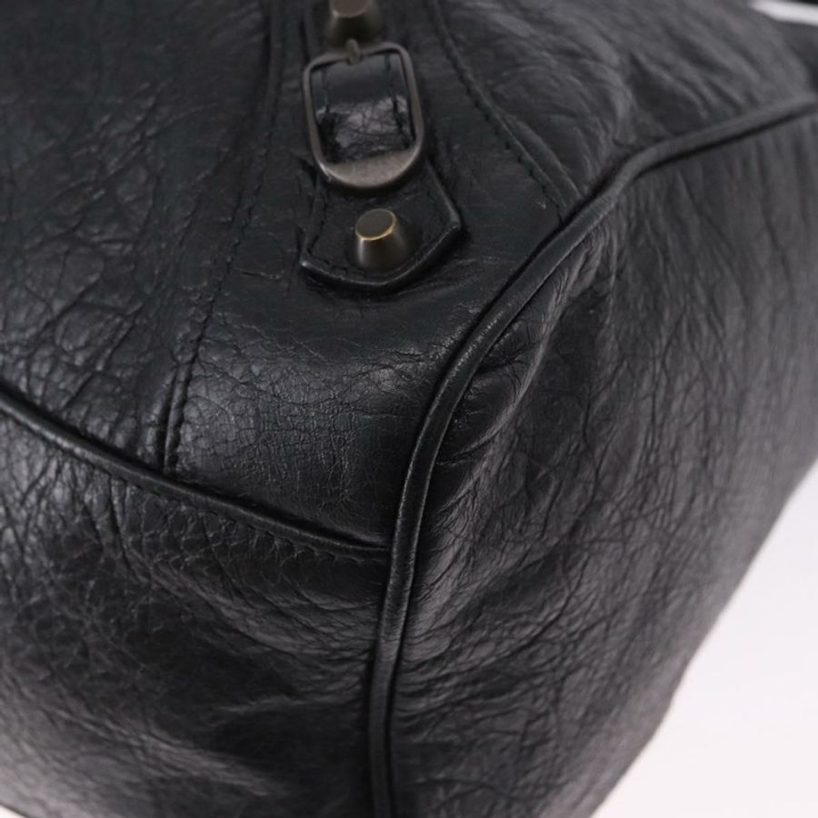 【日本直送】BALENCIAGA Vero 手提包 黑色皮革 235216 正品 am12018SM-14