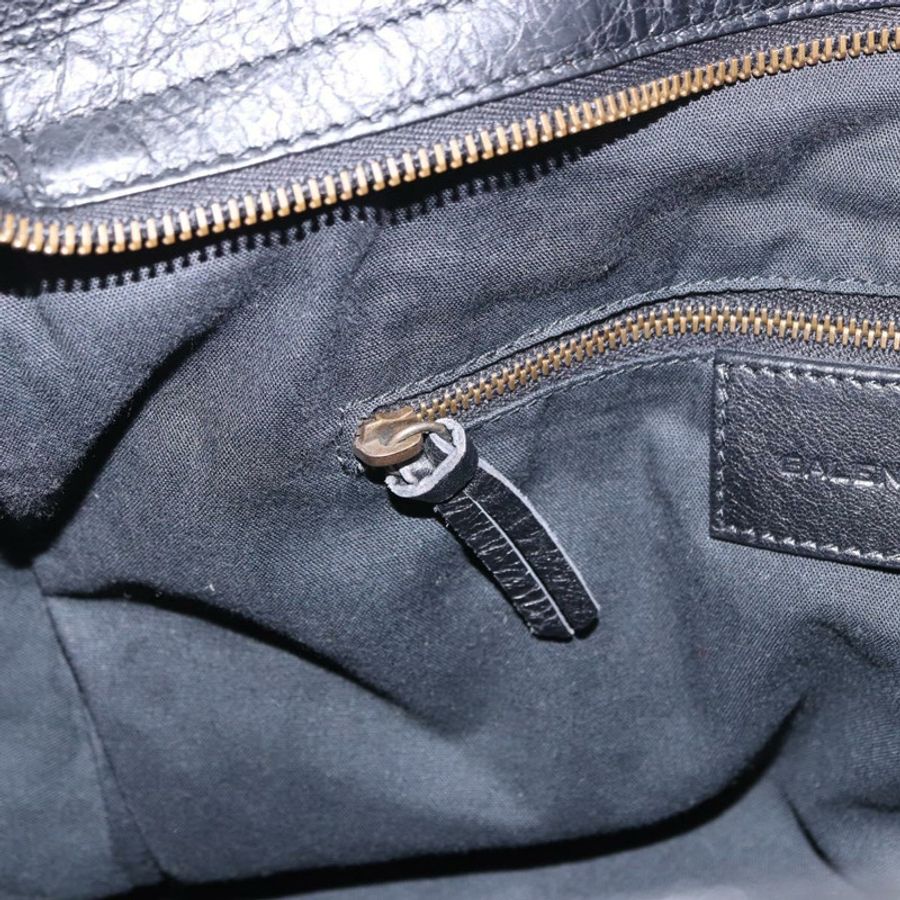 【日本直送】BALENCIAGA Vero 手提包 黑色皮革 235216 正品 am12018SM-21