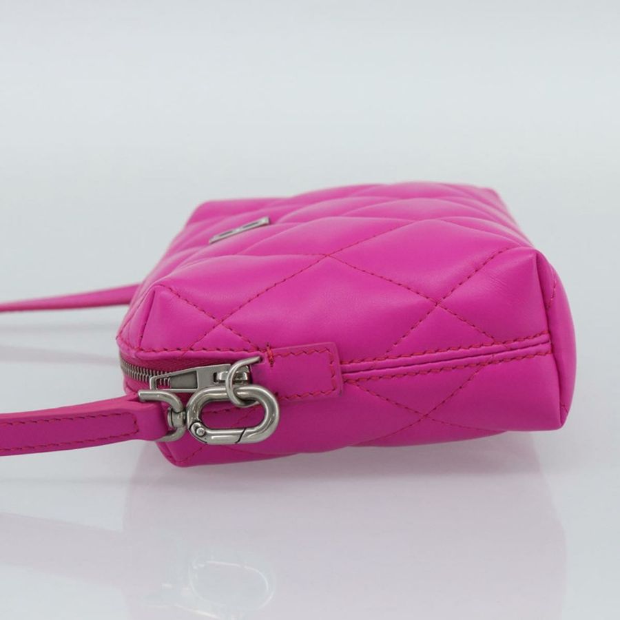 【日本直送】BALENCIAGA 紫色銀色皮革肩背包 618080 正品 ka5373V-2