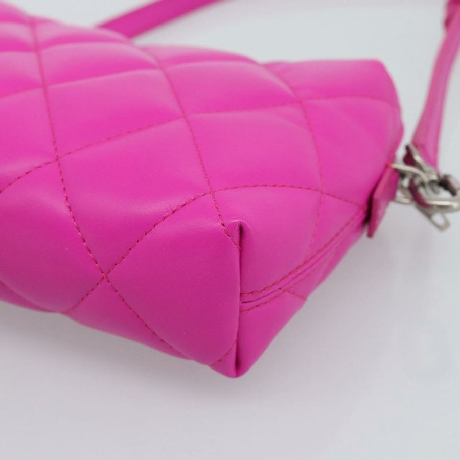 【日本直送】BALENCIAGA 紫色銀色皮革肩背包 618080 正品 ka5373V-15