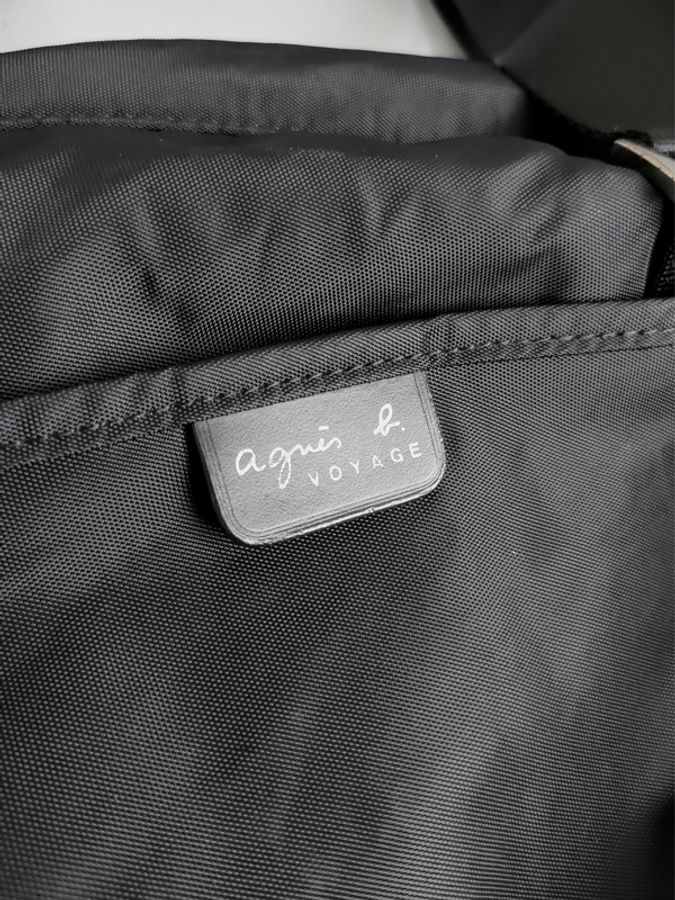 #agnes b.黑色旅行袋 XXL | 大尺寸 | 經典款 | 行李袋 | 托特包-1