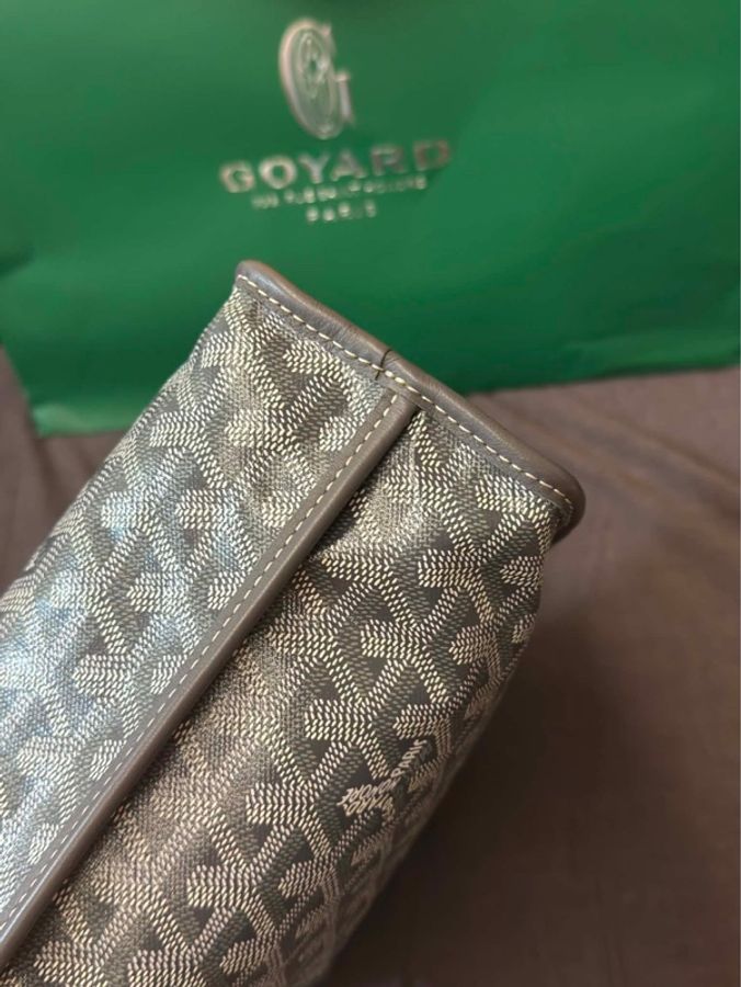 Goyard Anjou mini 雙面 tote 灰色-2