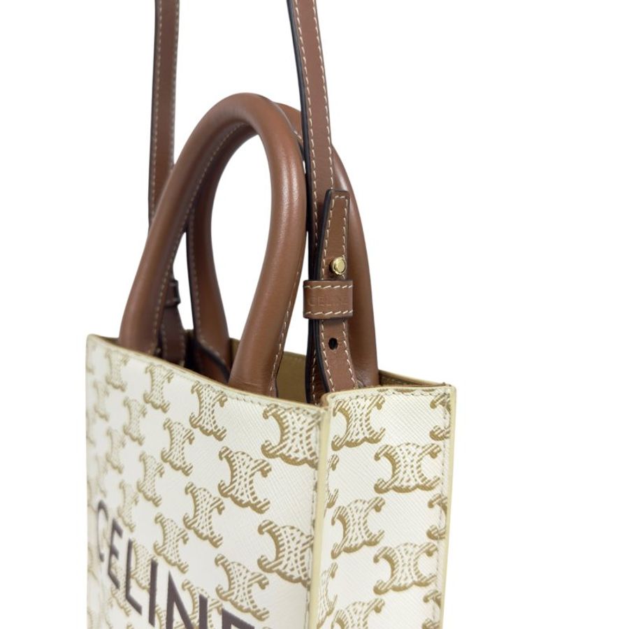CELINE Mini Vertical Cabas 凱旋門 斜揹袋-13