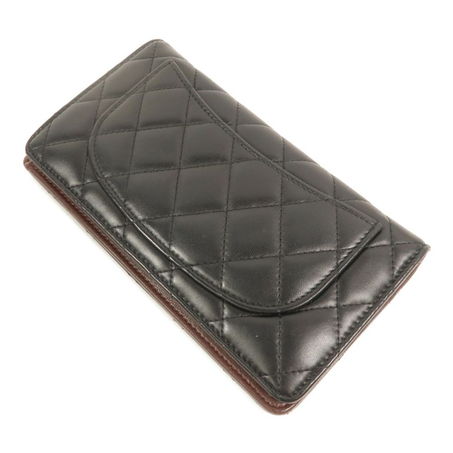 CHANEL 羊皮皮革Long Wallet長錢包-5