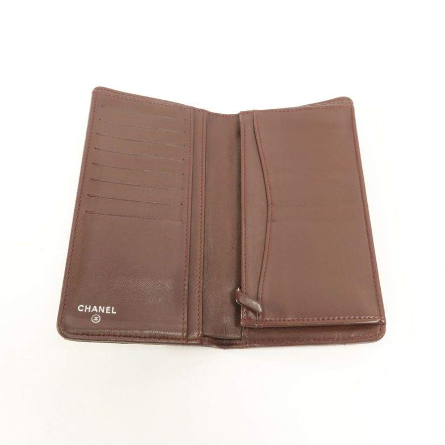 CHANEL 羊皮皮革Long Wallet長錢包-6