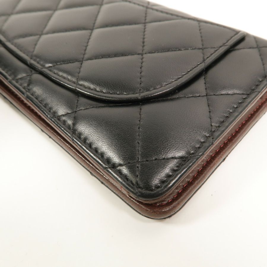 CHANEL 羊皮皮革Long Wallet長錢包-16