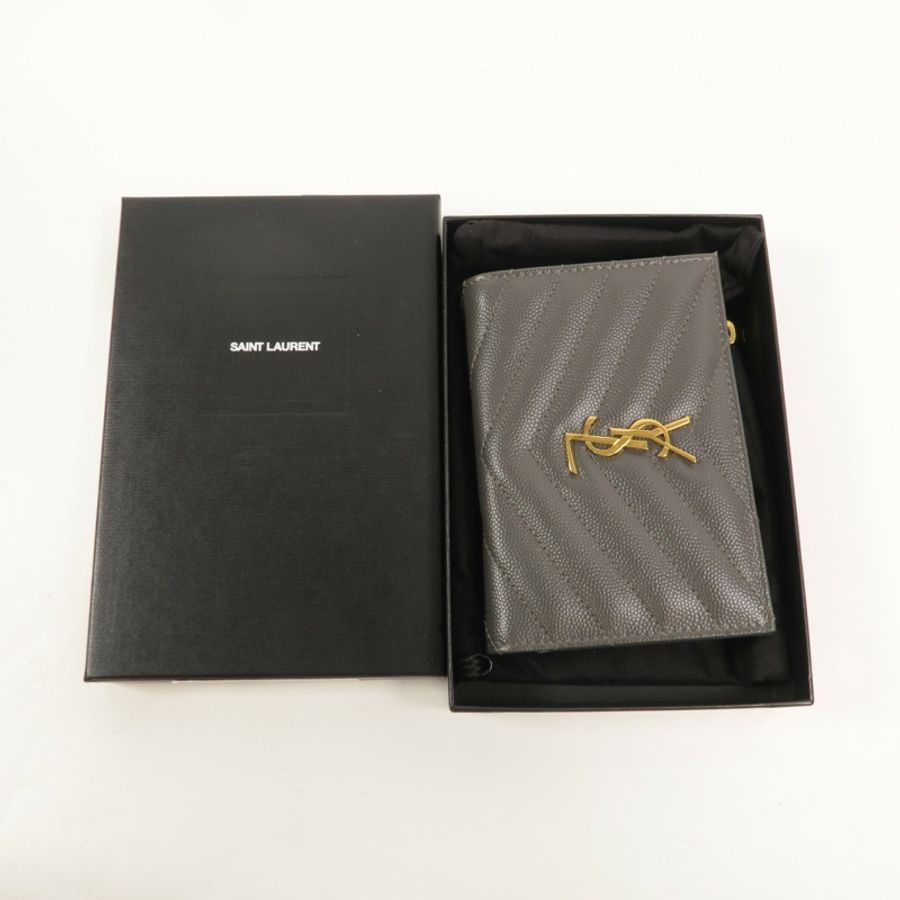 SAINT LAURENT 牛皮皮革Wallet錢包-10