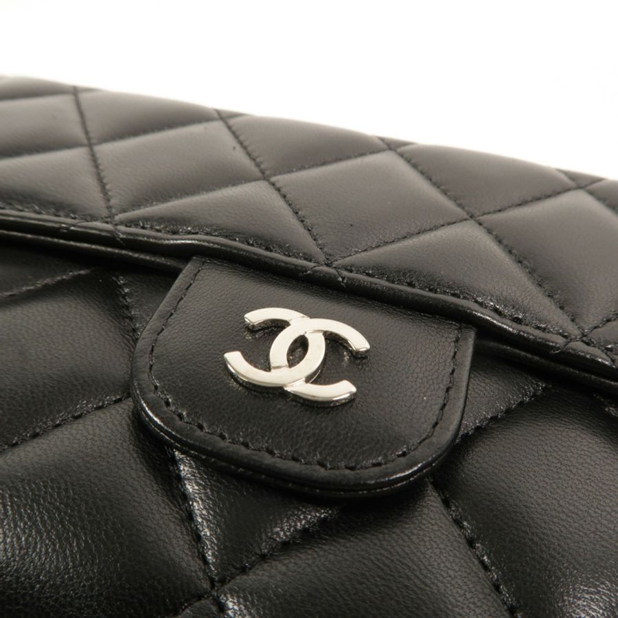 CHANEL 羊皮皮革Long Wallet長錢包-10
