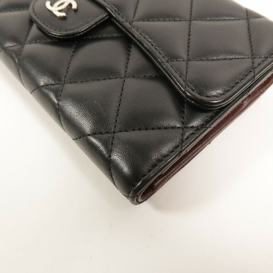 CHANEL 羊皮皮革Long Wallet長錢包-13