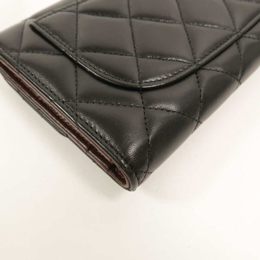 CHANEL 羊皮皮革Long Wallet長錢包-16
