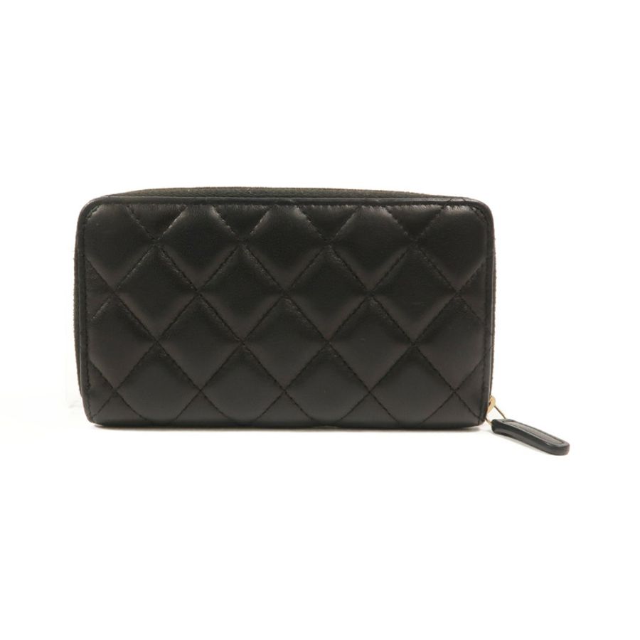 CHANEL 羊皮皮革Zipper Wallet長錢包-1