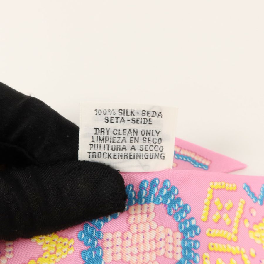 HERMES 絲質Twilly絲巾-7