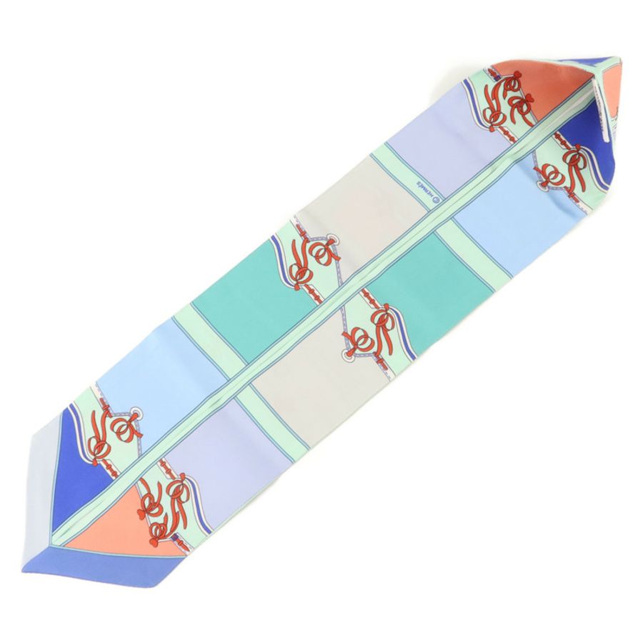 HERMES 絲質Twilly絲巾-2