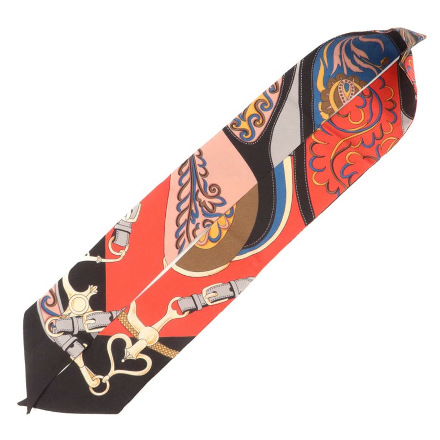 HERMES 絲質Twilly絲巾-2