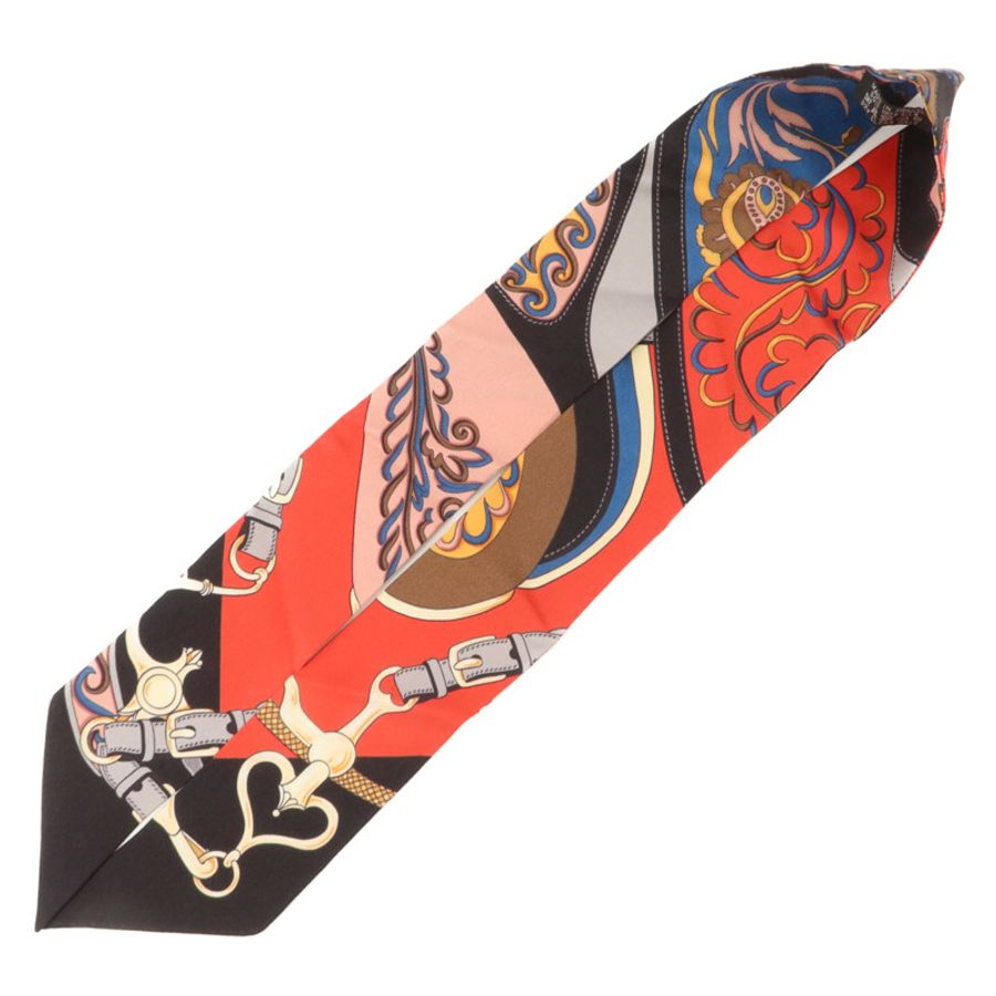 HERMES 絲質Twilly絲巾-2
