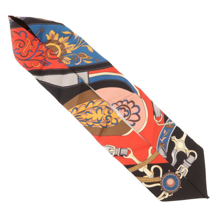 HERMES 絲質Twilly絲巾-3