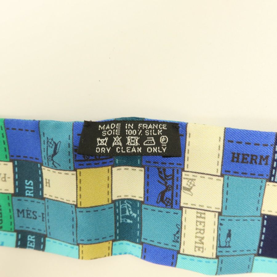 HERMES 絲質Twilly絲巾-6