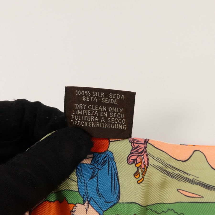 HERMES 絲質Twilly絲巾-7