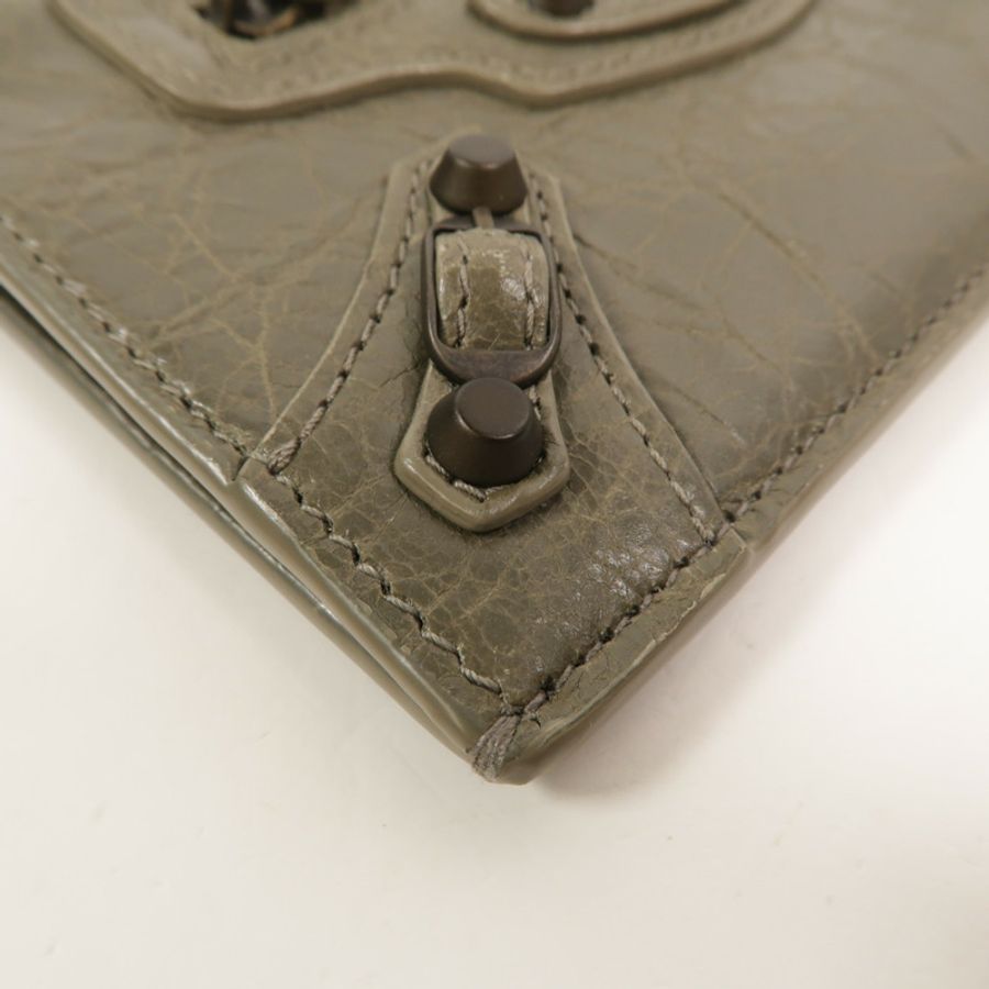 BALENCIAGA 羊皮皮革Le City Card Holder卡片套-11