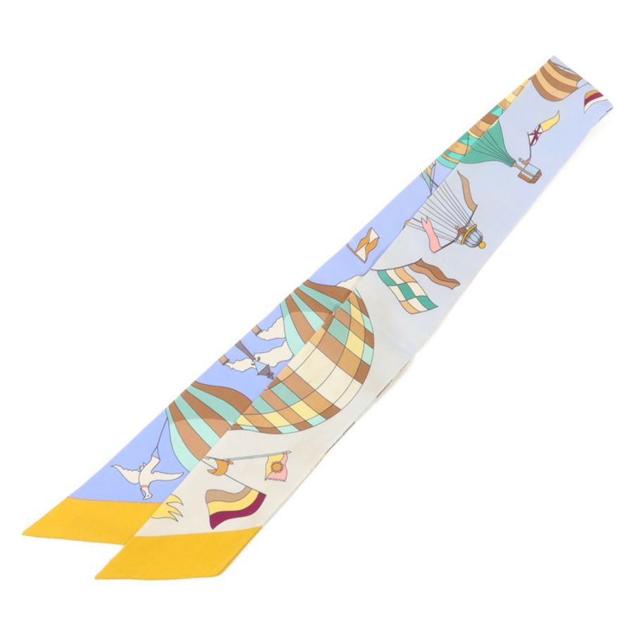 HERMES 絲質Twilly絲巾-1