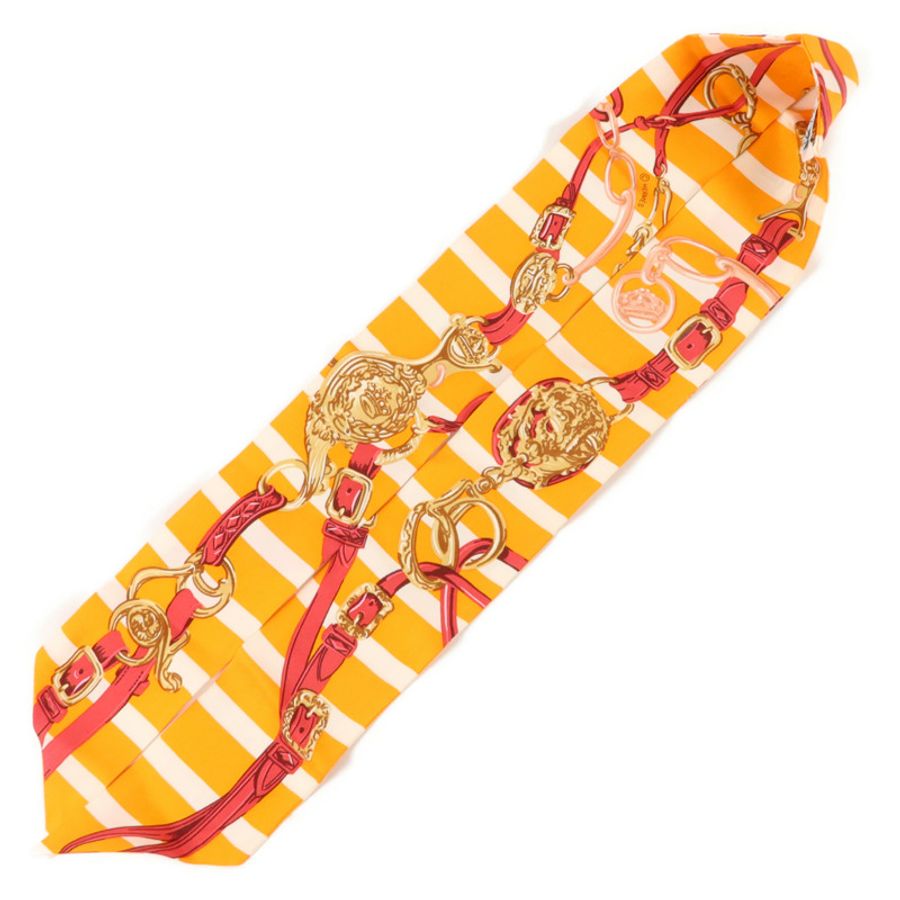 HERMES 絲質Twilly絲巾-2