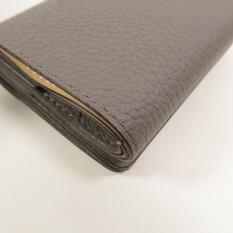 Delvaux 牛皮皮革Presse Trifold Wallet錢包-14