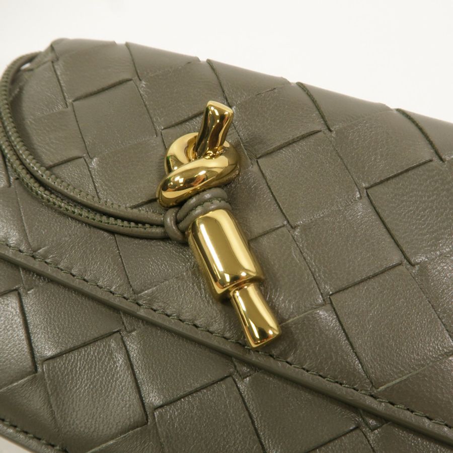 BOTTEGA VENETA 羊皮皮革Andiamo Card Case卡片套-9