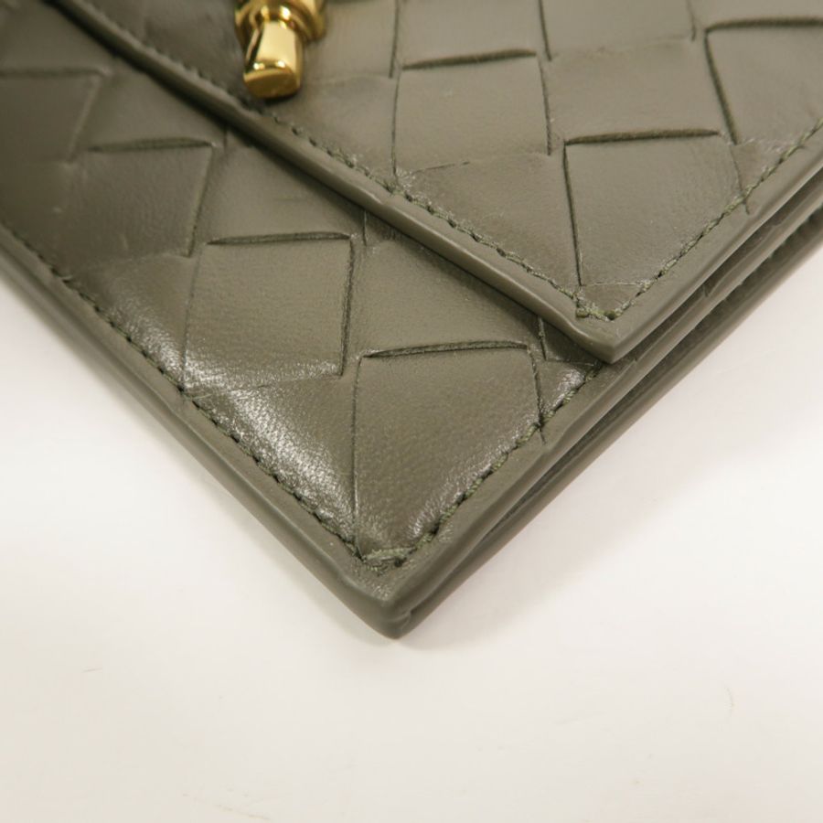 BOTTEGA VENETA 羊皮皮革Andiamo Card Case卡片套-12