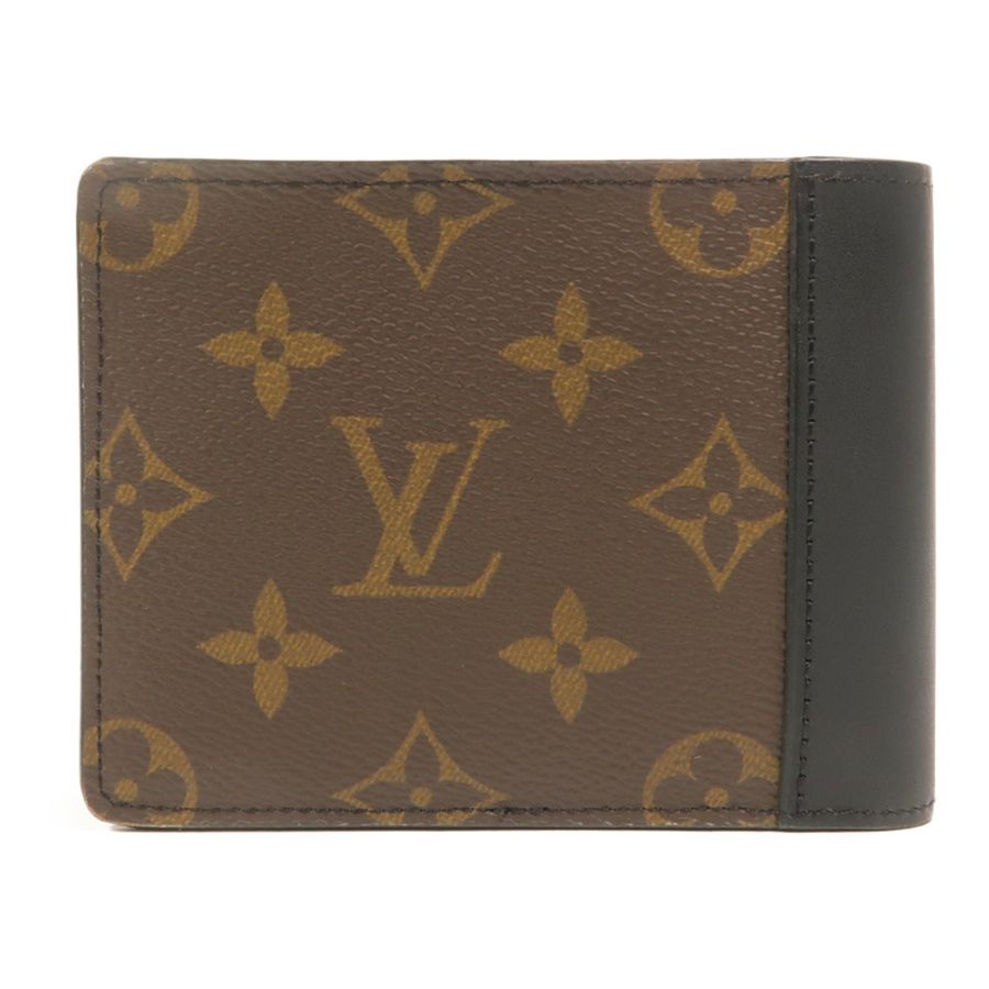 LOUIS VUITTON Monogram Macassar Multiple Wallet錢包-1