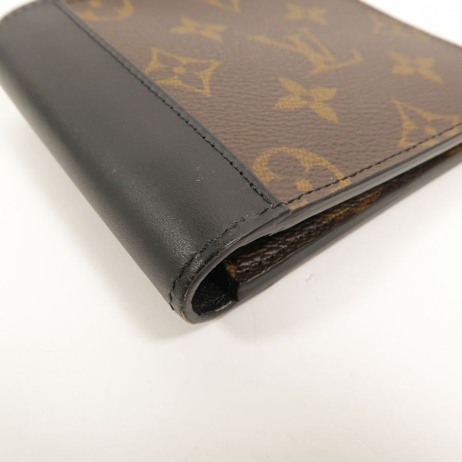 LOUIS VUITTON Monogram Macassar Multiple Wallet錢包-10