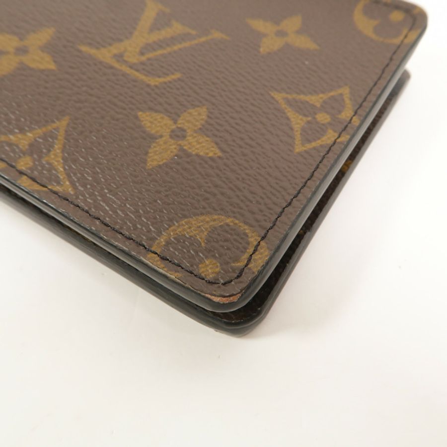 LOUIS VUITTON Monogram Macassar Multiple Wallet錢包-11