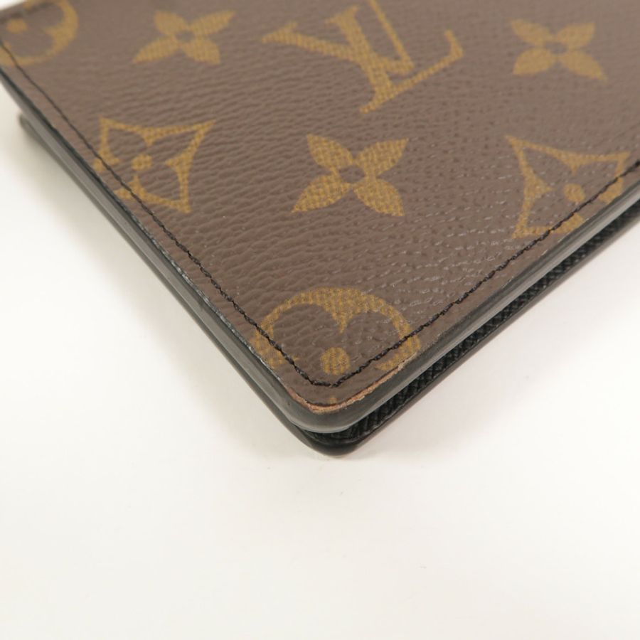 LOUIS VUITTON Monogram Macassar Multiple Wallet錢包-12