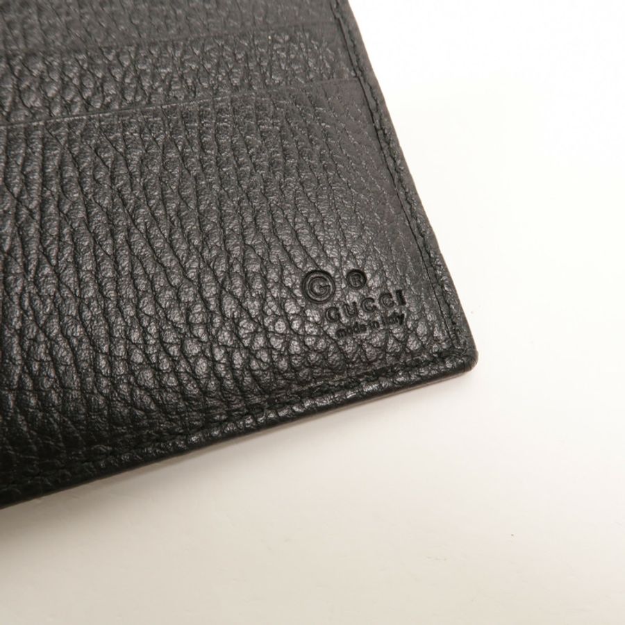 GUCCI 尼龍/牛皮皮革GG Bifold Wallet錢包-8