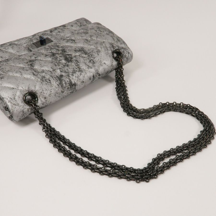 CHANEL 牛皮皮革2.55 Small鏈帶肩背袋-8