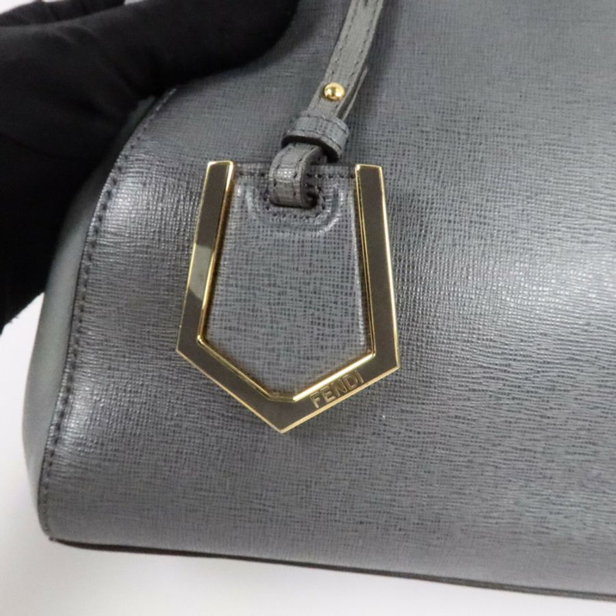 FENDI 牛皮皮革2 Jours Bag Small手挽肩背兩用袋-6