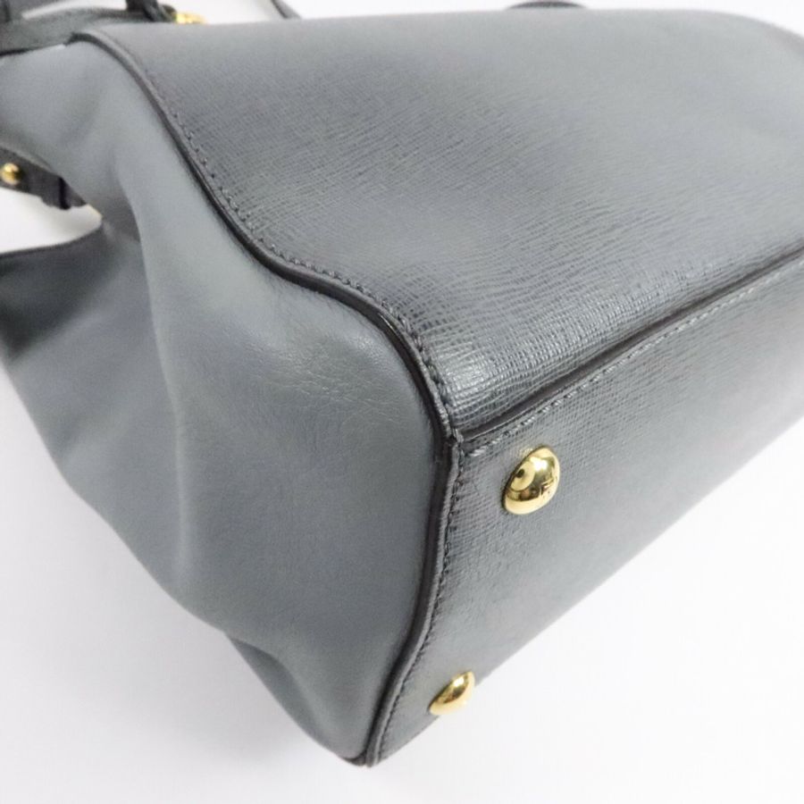 FENDI 牛皮皮革2 Jours Bag Small手挽肩背兩用袋-10