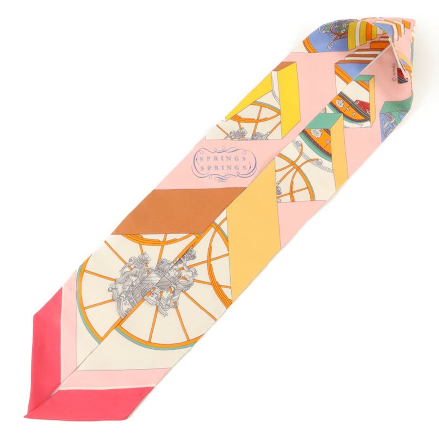 HERMES 絲質Twilly絲巾-2