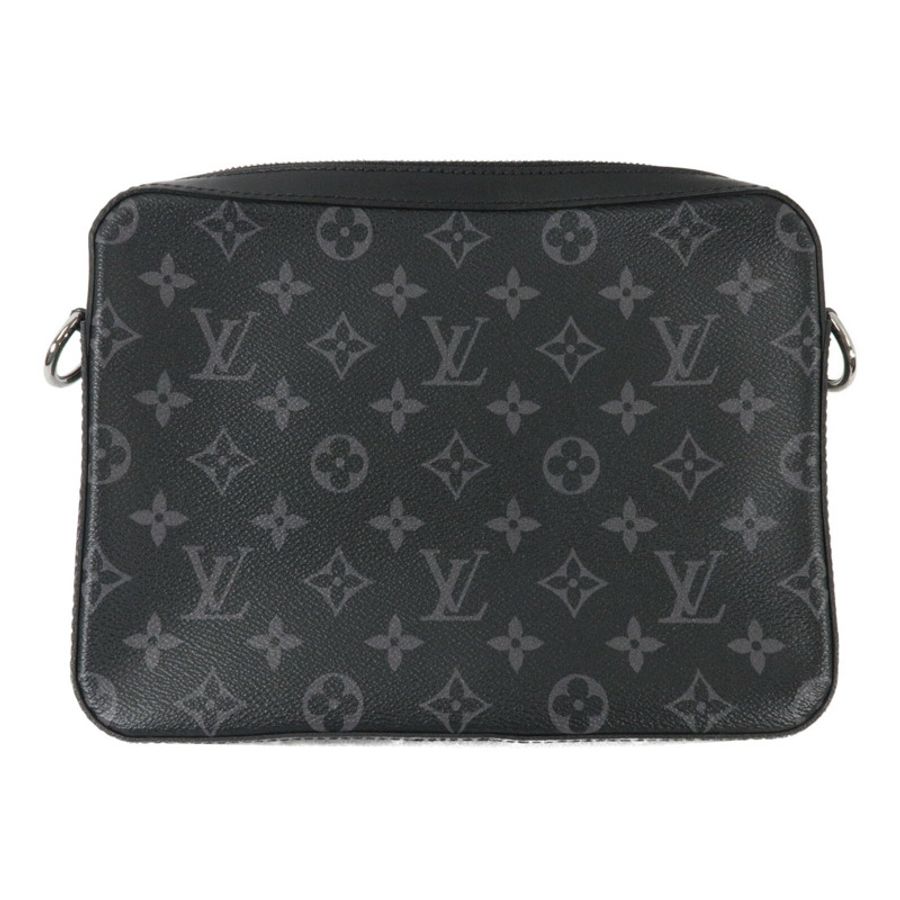 LOUIS VUITTON Monogram Eclipse Reverse Trio Messenger肩背袋-1