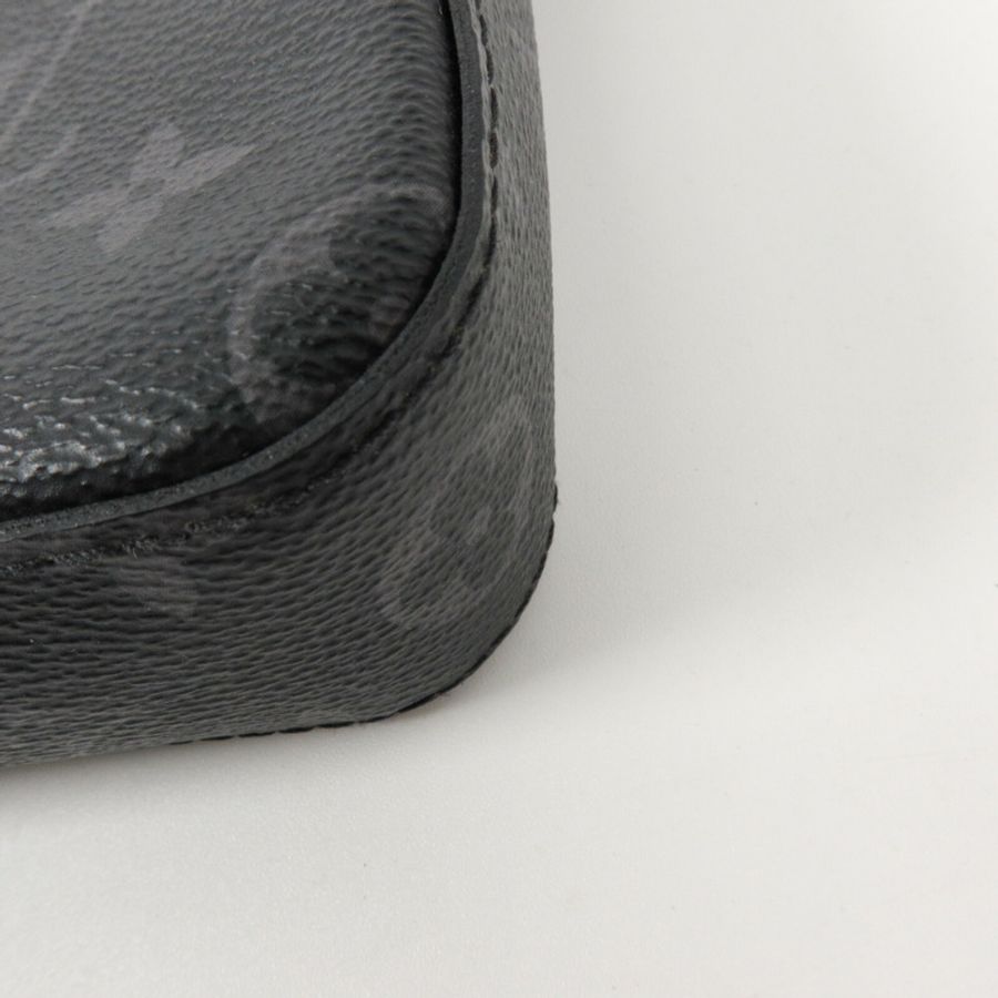 LOUIS VUITTON Monogram Eclipse Reverse Trio Messenger肩背袋-13