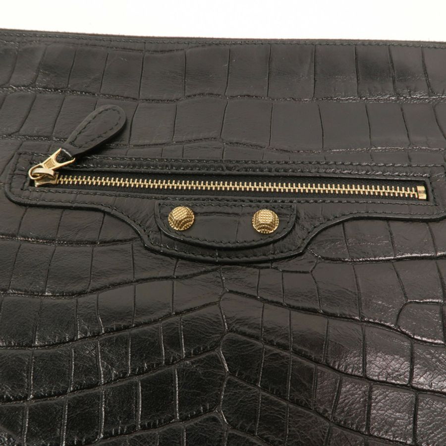 BALENCIAGA 牛皮皮革Giant City Clutch手拿包-9
