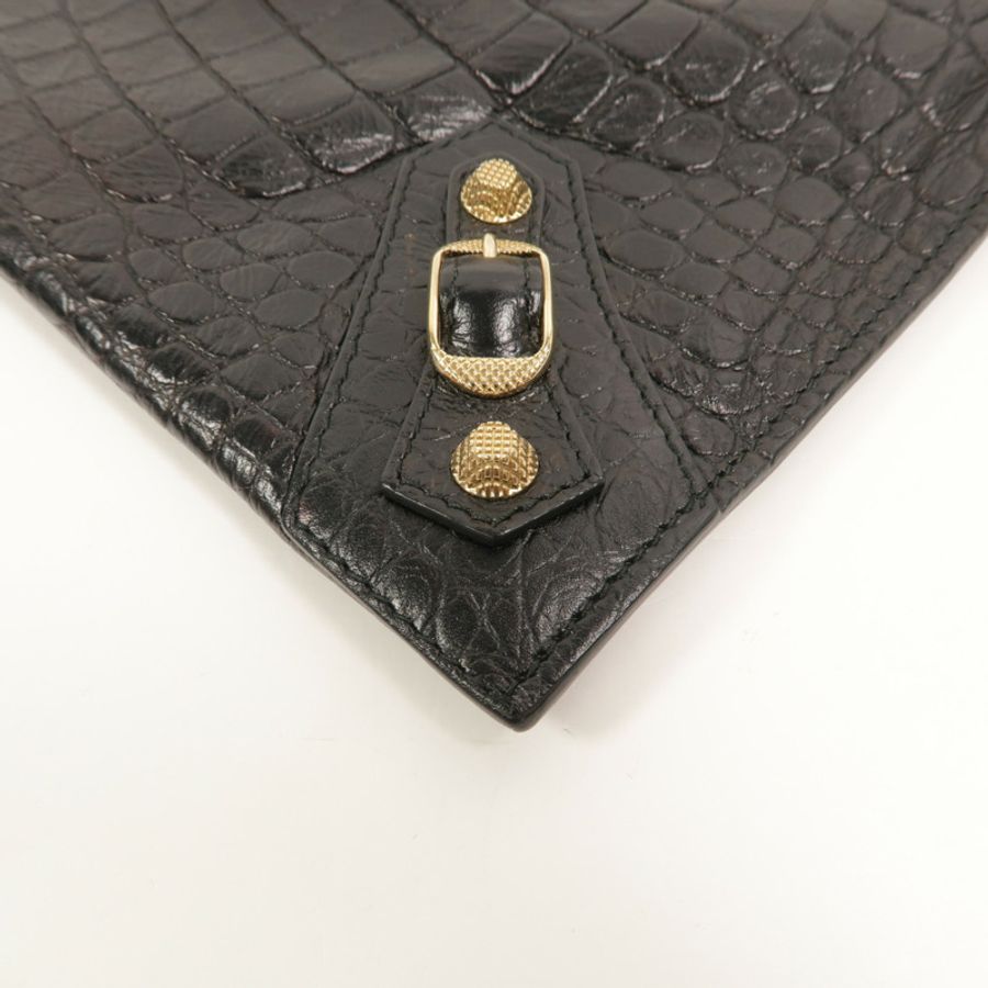 BALENCIAGA 牛皮皮革Giant City Clutch手拿包-13