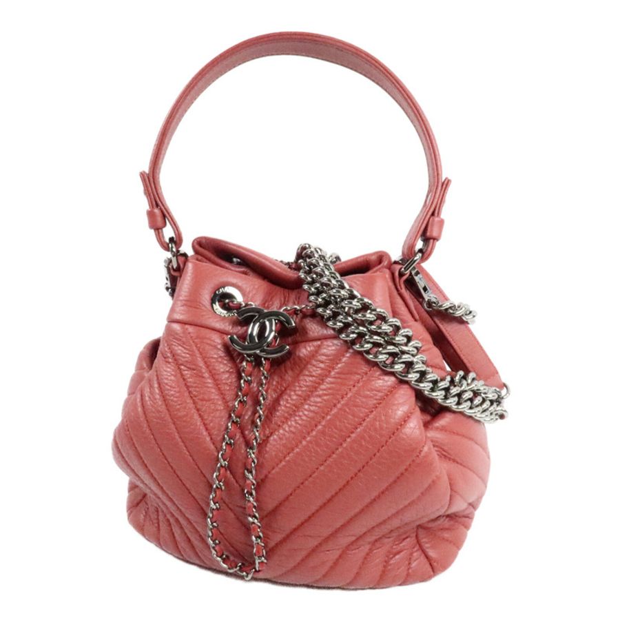 CHANEL 鹿皮皮革Bucket Bag手挽肩背兩用袋-2