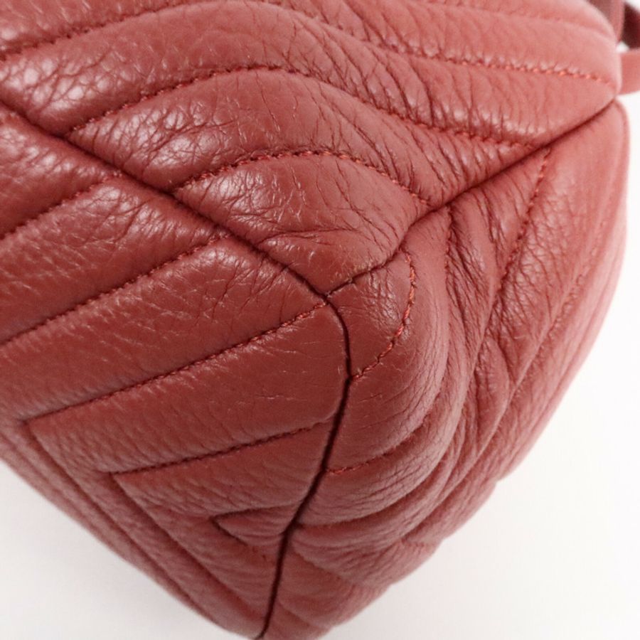 CHANEL 鹿皮皮革Bucket Bag手挽肩背兩用袋-9