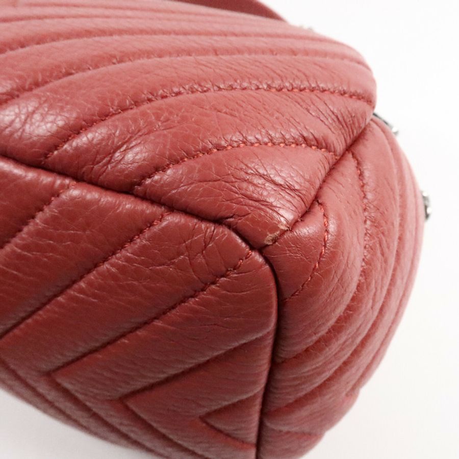 CHANEL 鹿皮皮革Bucket Bag手挽肩背兩用袋-11