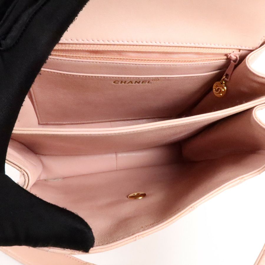CHANEL 羊皮皮革Vintage Bag肩背袋-4