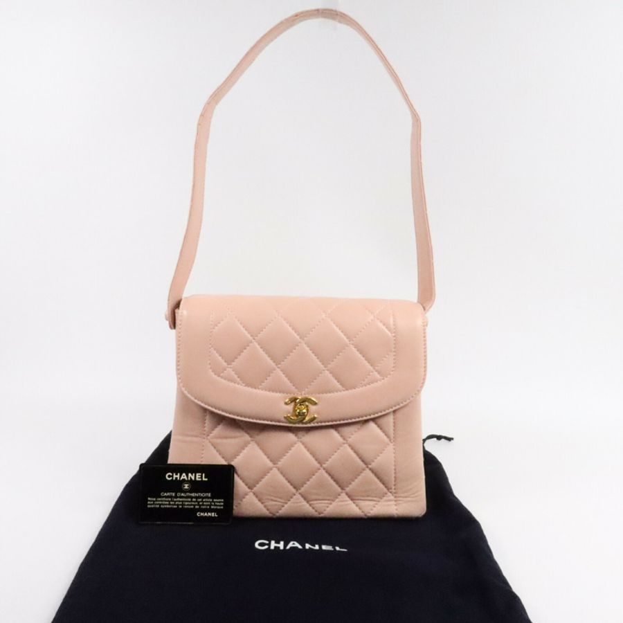 CHANEL 羊皮皮革Vintage Bag肩背袋-9