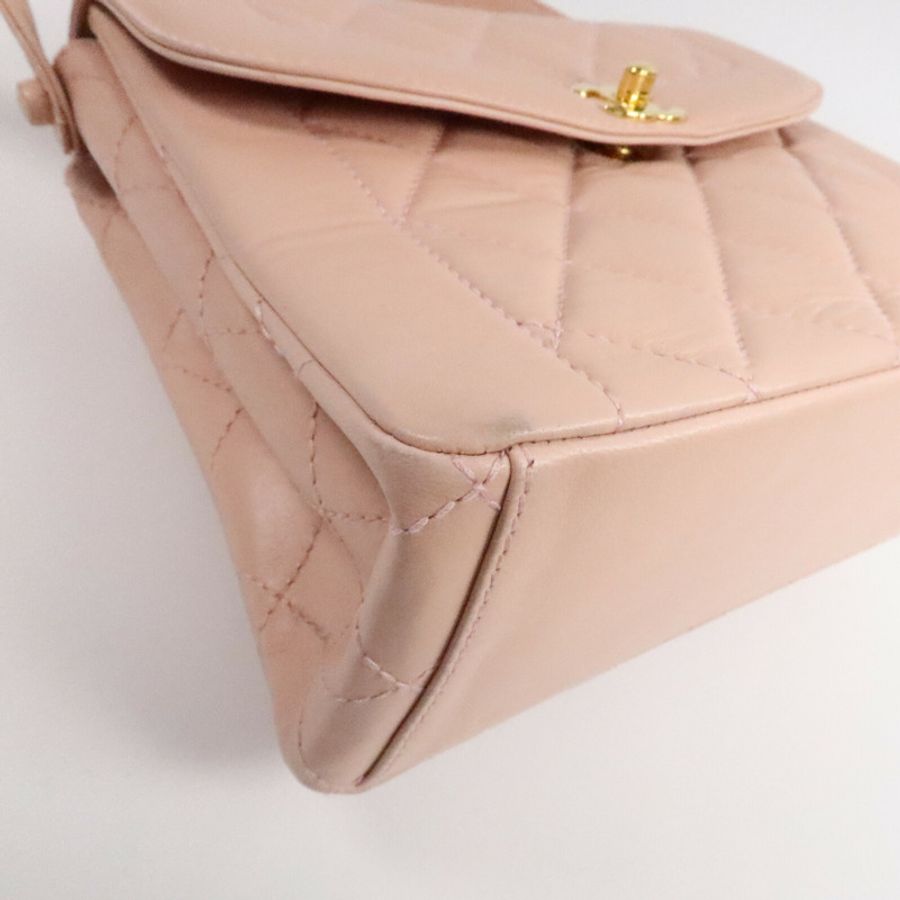 CHANEL 羊皮皮革Vintage Bag肩背袋-11