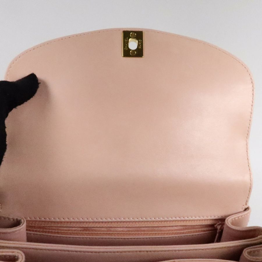 CHANEL 羊皮皮革Vintage Bag肩背袋-14