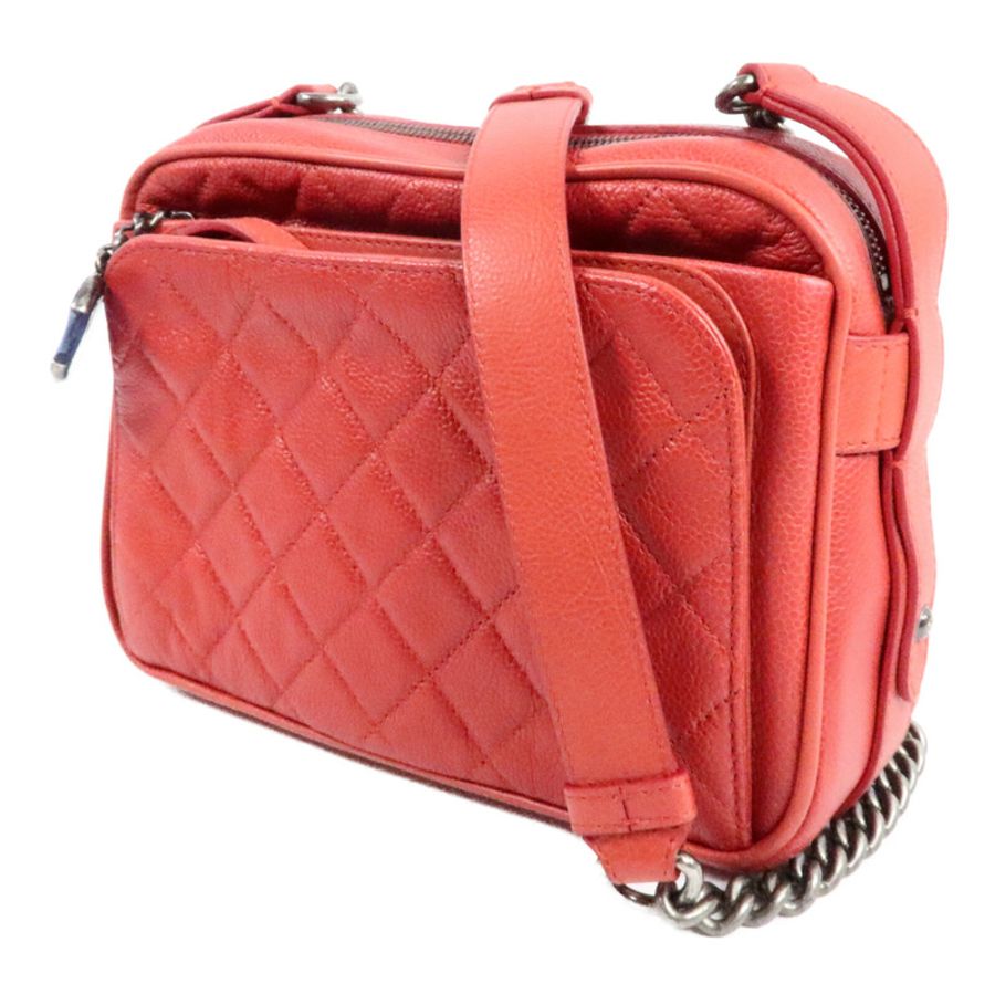 CHANEL 牛皮皮革Chain Shoulder Bag肩背袋-2